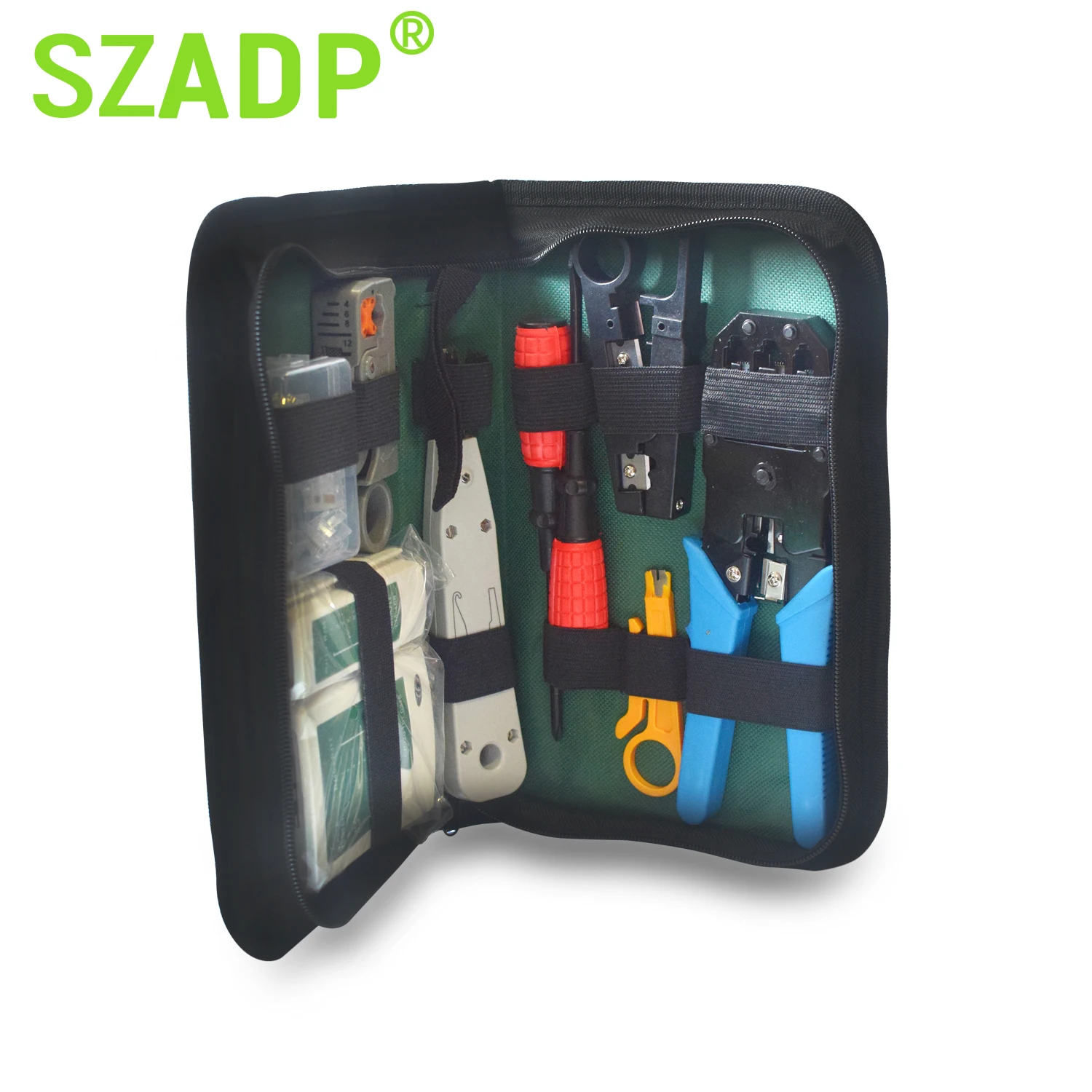 Горячая Распродажа наборы ручных инструментов для установки Электрический обжимной инструмент rj45