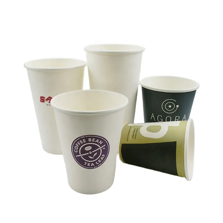 
Factory Custom Disposable Paper Coffee Carton Cup Hot Coffee Paper Cups for Juice 