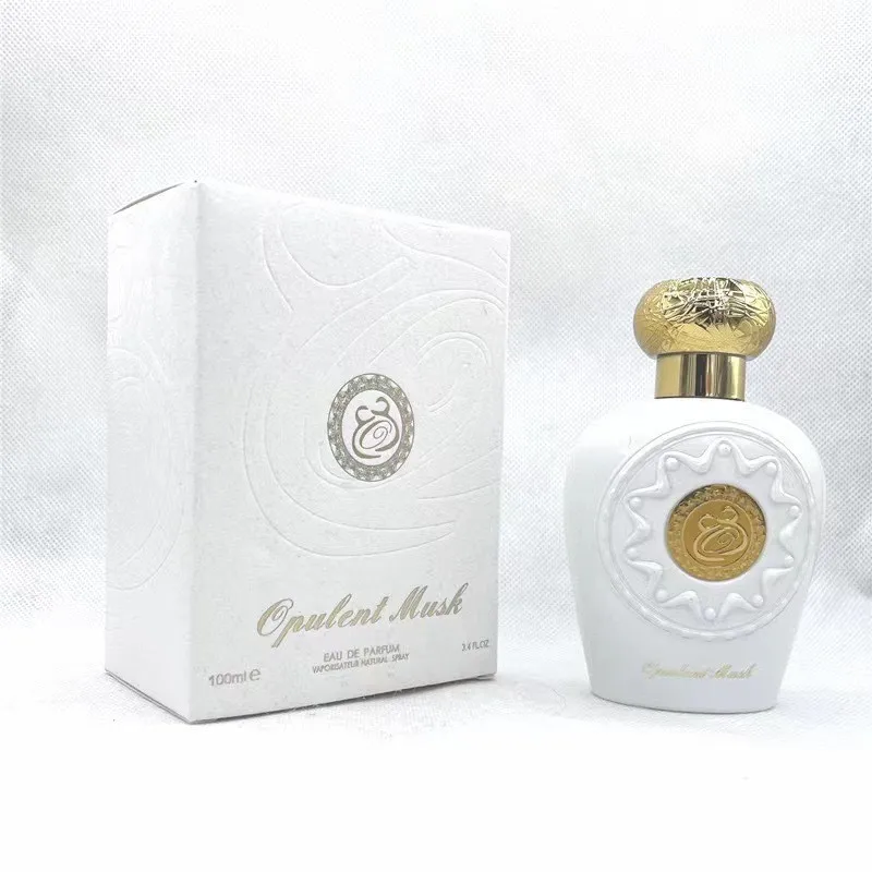 High quality 100ML arabic Middle East Dubai White Musk Lasting Fragrance luxury unisex Women perfume Wholesale
