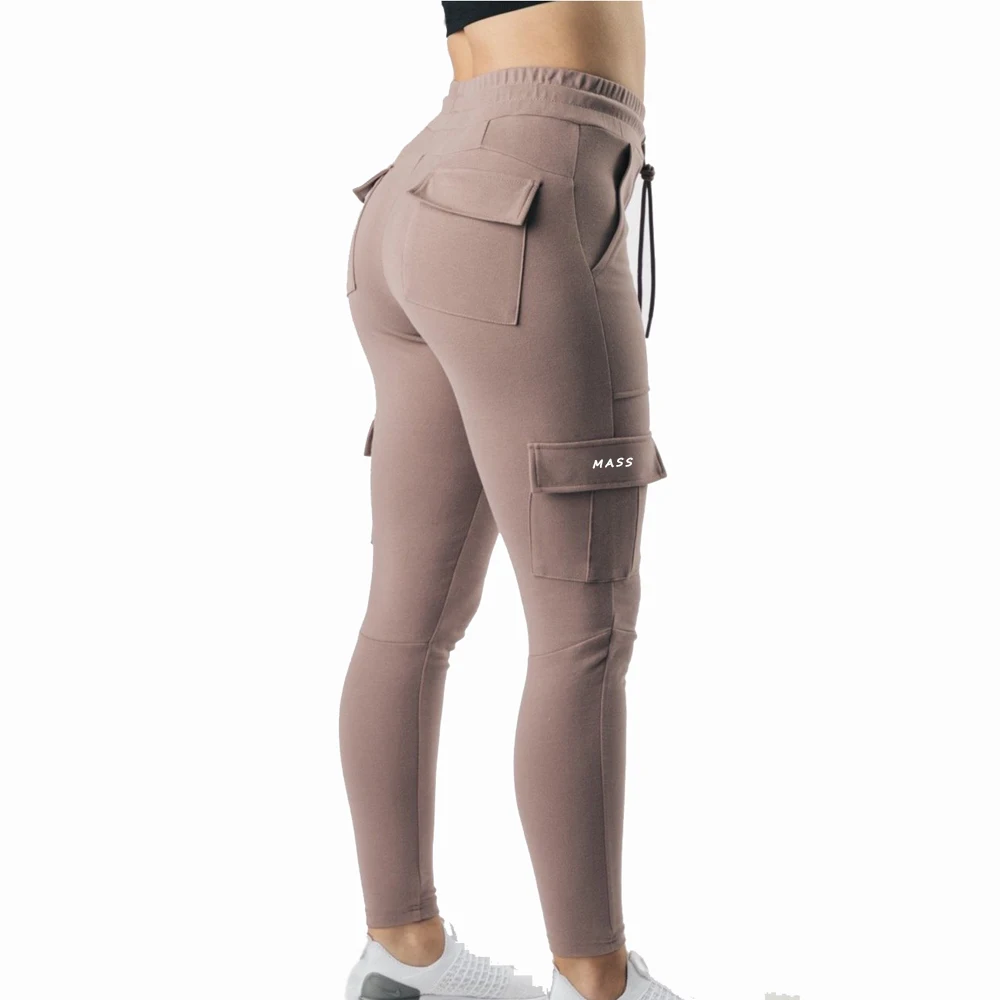 2022 Latest Cargo Pants Fitness Sport Tapered Jogger For Women