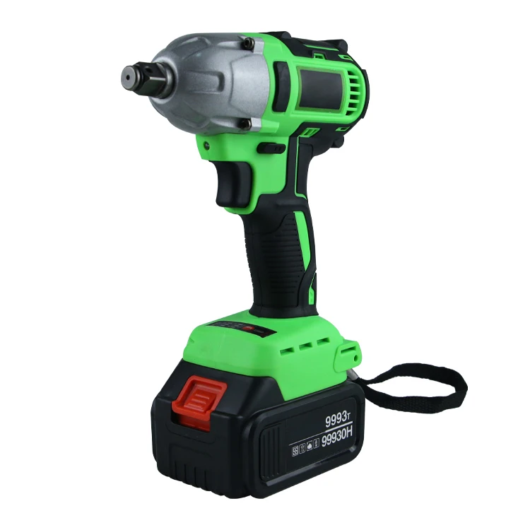 Auto repair using 340N.M.1/2 electric wrench brushless cordless strong power impact wrench