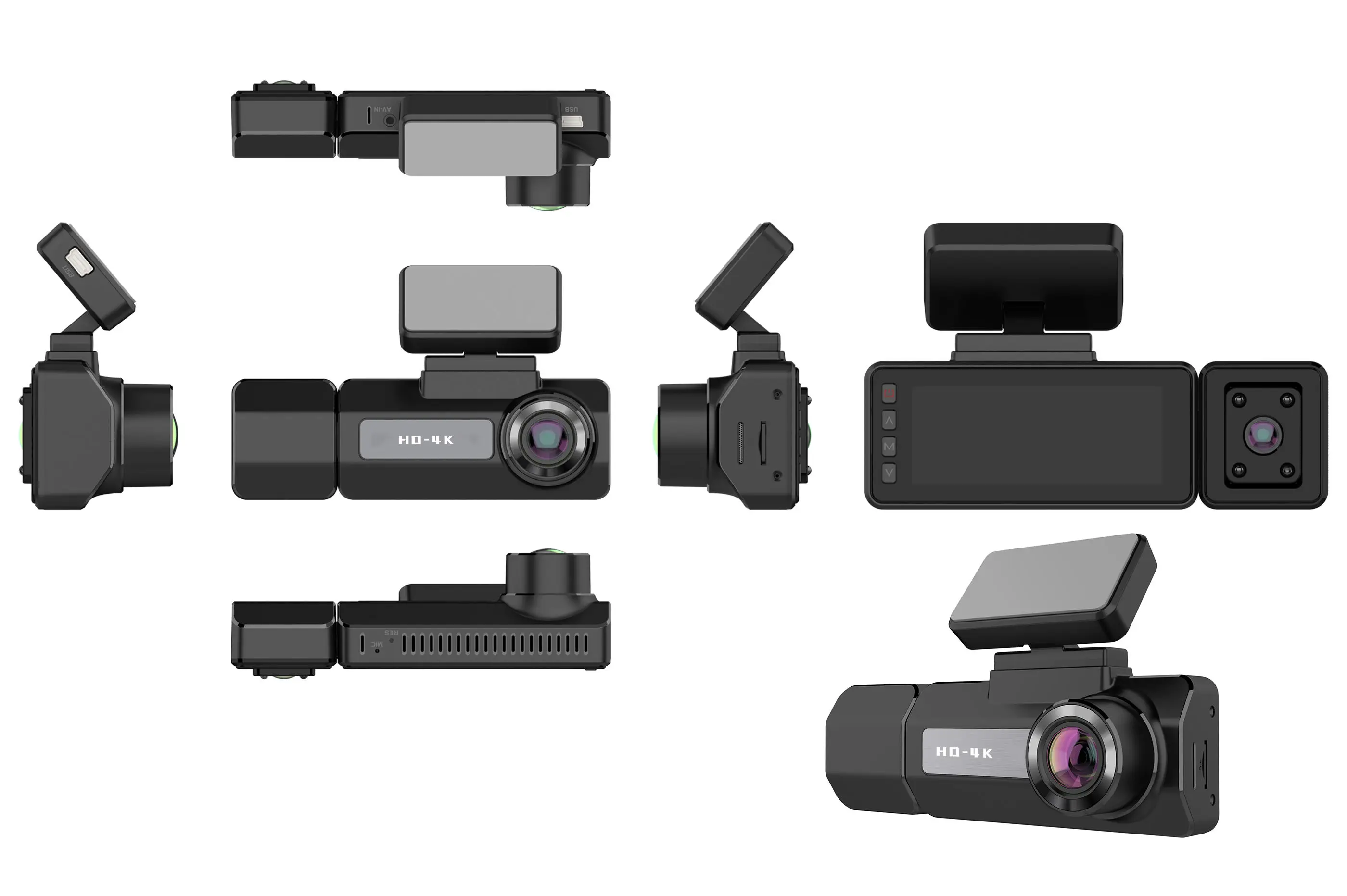 Driving Dash Board recorder 1080p 11.66 Inch Streaming Front and Back 3 Channel Car Black Box Video Dashboard camera  dash cam