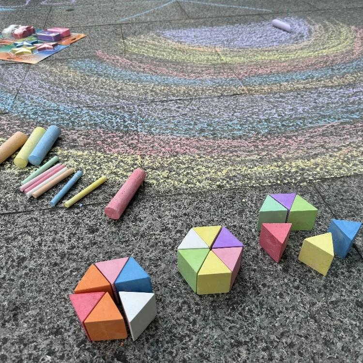 New Design 33-Piece chalk block Set art gift for Student Teacher Office Use gym chalk for School