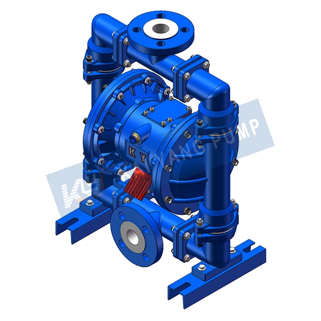 QBY-K32LC Lining PTFE Diaphragm Pump Strong Acid And Alkali Resistance Pneumatic Double The Overall Structural Stability Of