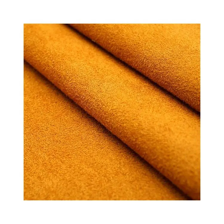 Manufacturers wholesale single-sided frosted suede fabric coat sofa pillow hat flannel autumn and winter windbreaker fabric
