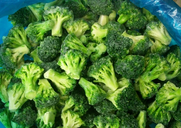 Fresh broccoli after iqf frozen good quality for sale