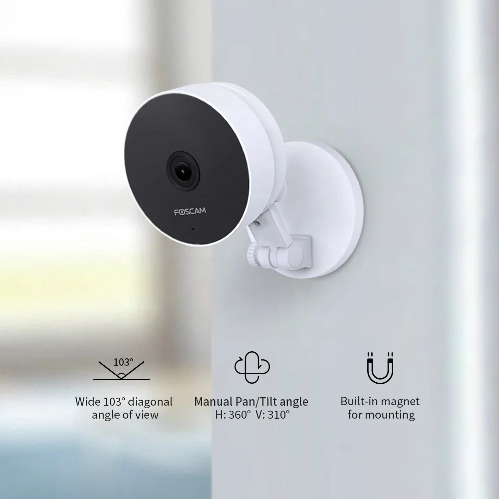  Foscam home security wireless camera indoor 2MP 2 way audio