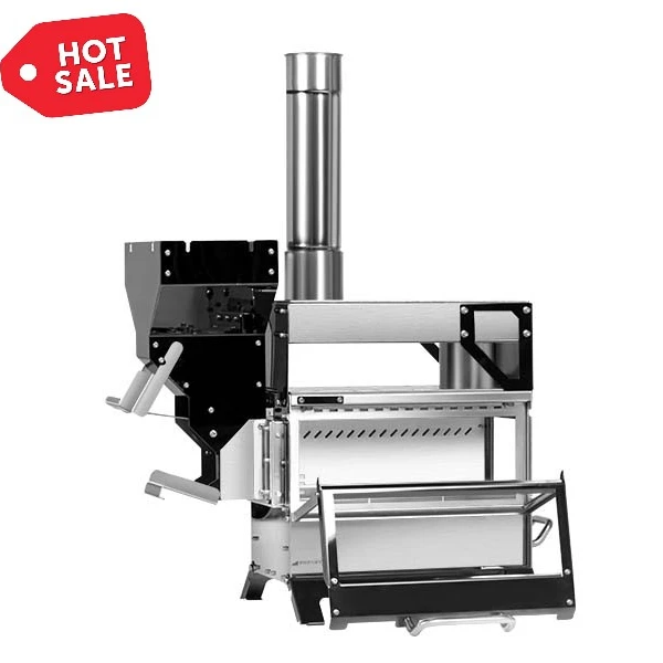 outdoor camping wood burning stove