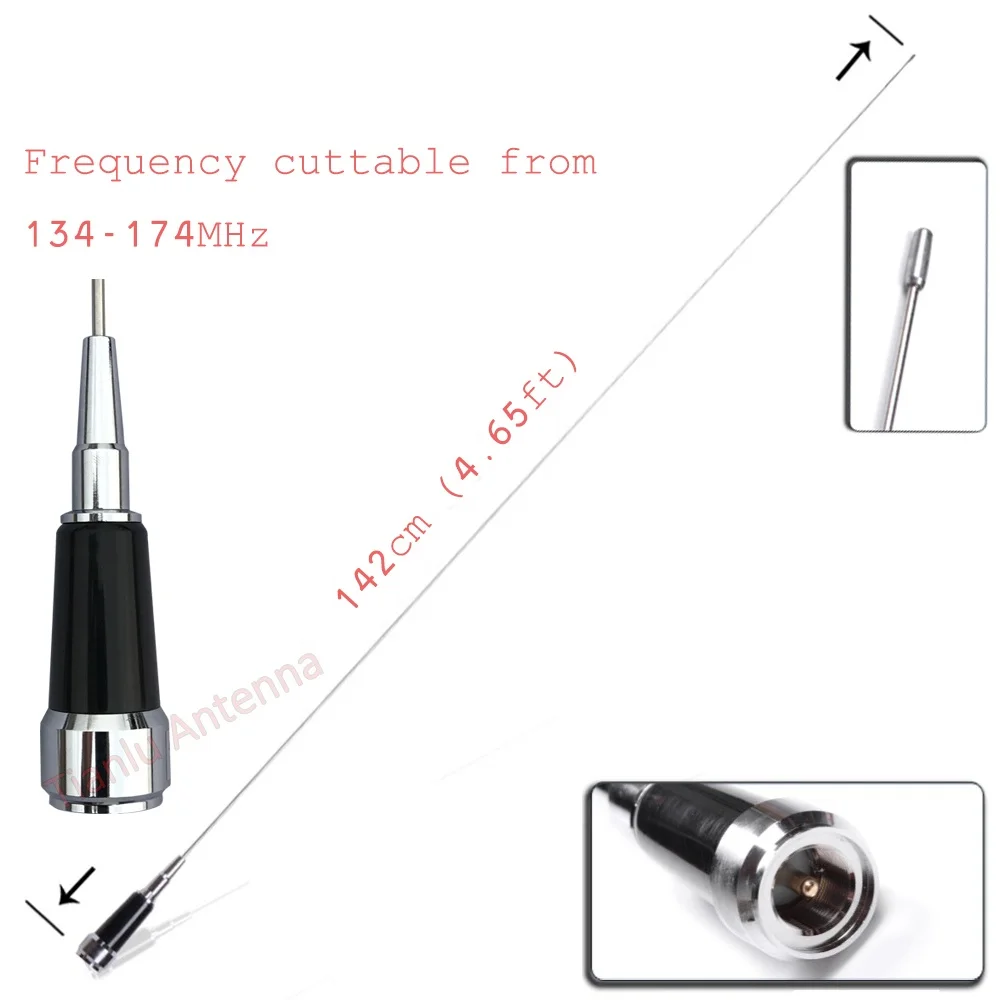 Тяньлу MC101 Один диапазон 3.4dBi мобильная антенна для радиолюбителей