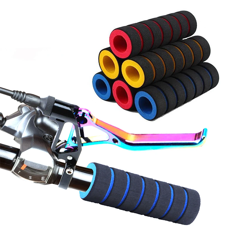 Нескользящие демпфирующие детали для мотоциклов и гоночных велосипедов, губчатые бамбуковые ручки для горных велосипедов, ручки для велосипедов