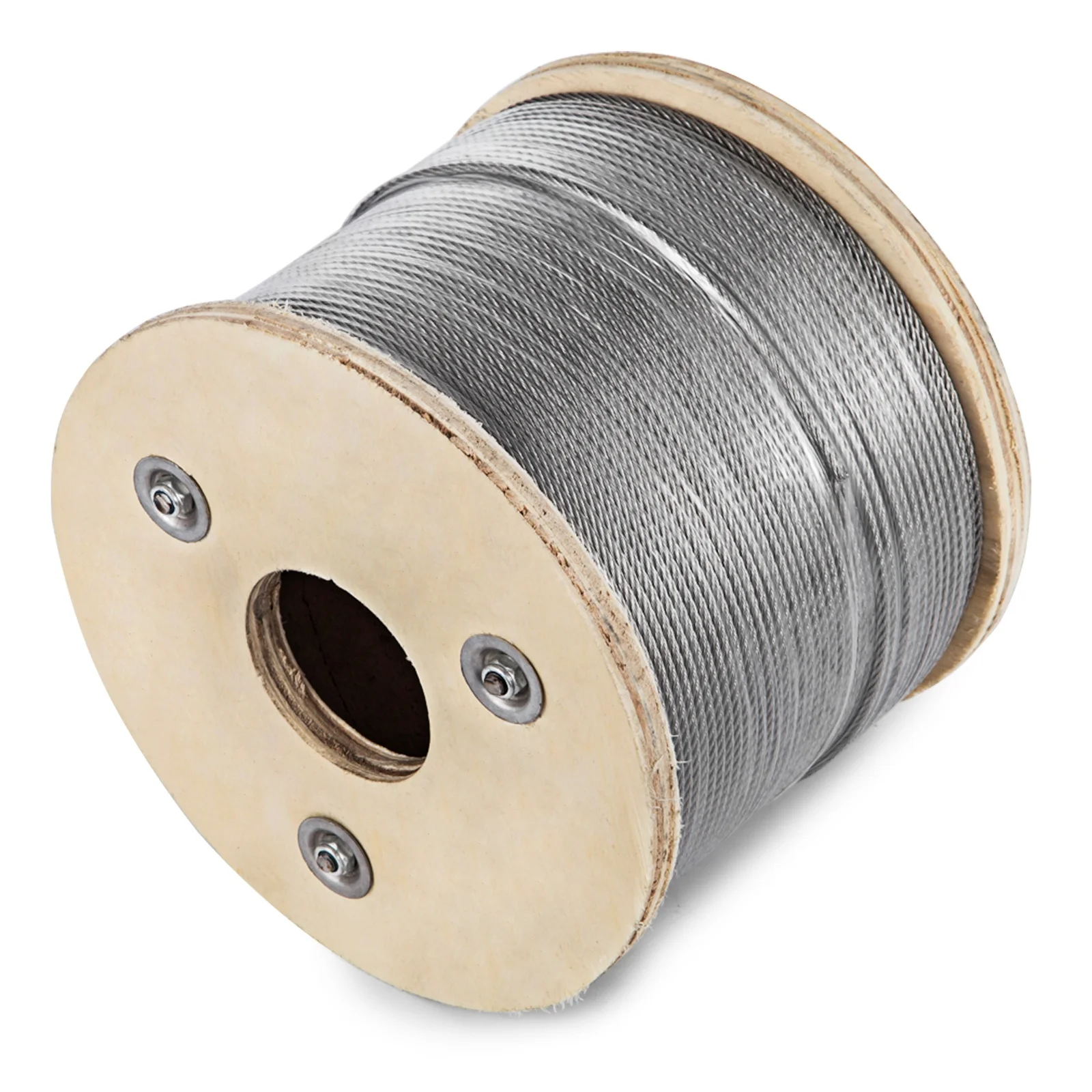 Haiboer manufacture Inox AISI ASTM SS 316 304 7x7 7x19 Construction 1.5mm 3mm stainless steel wire rope cable for lifting slings