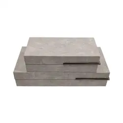 Modern luxury women velvet leather wood jewelry organizer decorative box