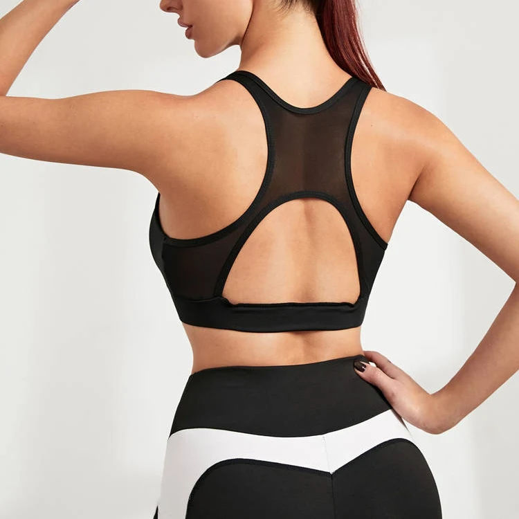 Gym Women Push Up Wirefree Padded Crisscross Strappy Running Training Workout Yoga Crop Tops Fitness Sports Bra