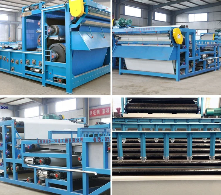 Dewatering Wastewater Treatment Belt Filter Press Machine