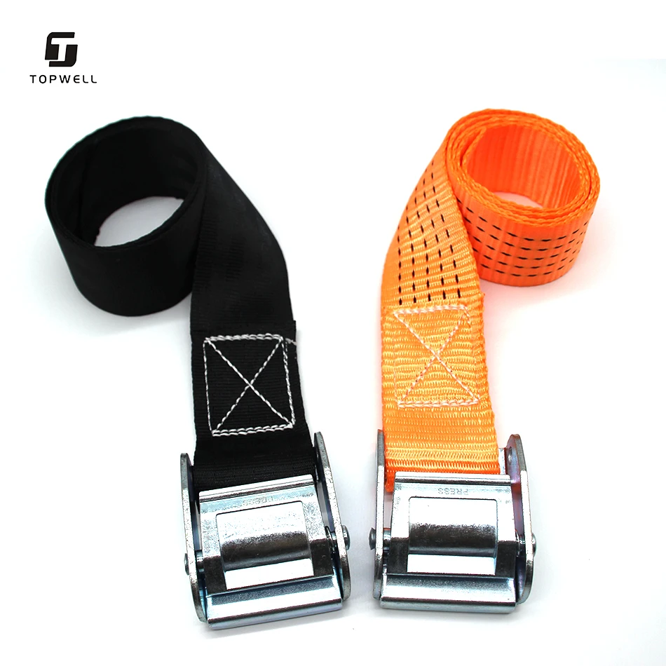 Ремень с пряжкой для камеры, зажим для груза из полиэстера, 2 дюйма, 50 мм, Железная пряжка, сила тяги 1100 кг