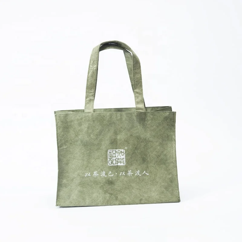 Wholesale reusable waterproof washable dupont tyvek bag custom print