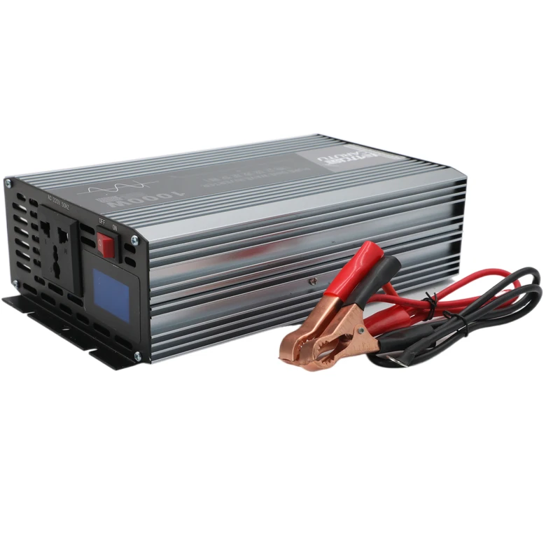 1Kw Car Pure Sine Wave 12V 24V 220V Home Inverter Portable Dc Ac Frequency Power Inverter 1000W