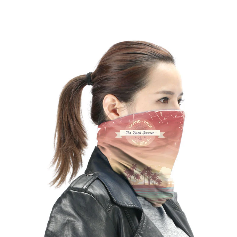 Seamless Scarf Magic Necker Microfiber Scarf Snood Cycling Fast Dry Elastic Bandana for Men