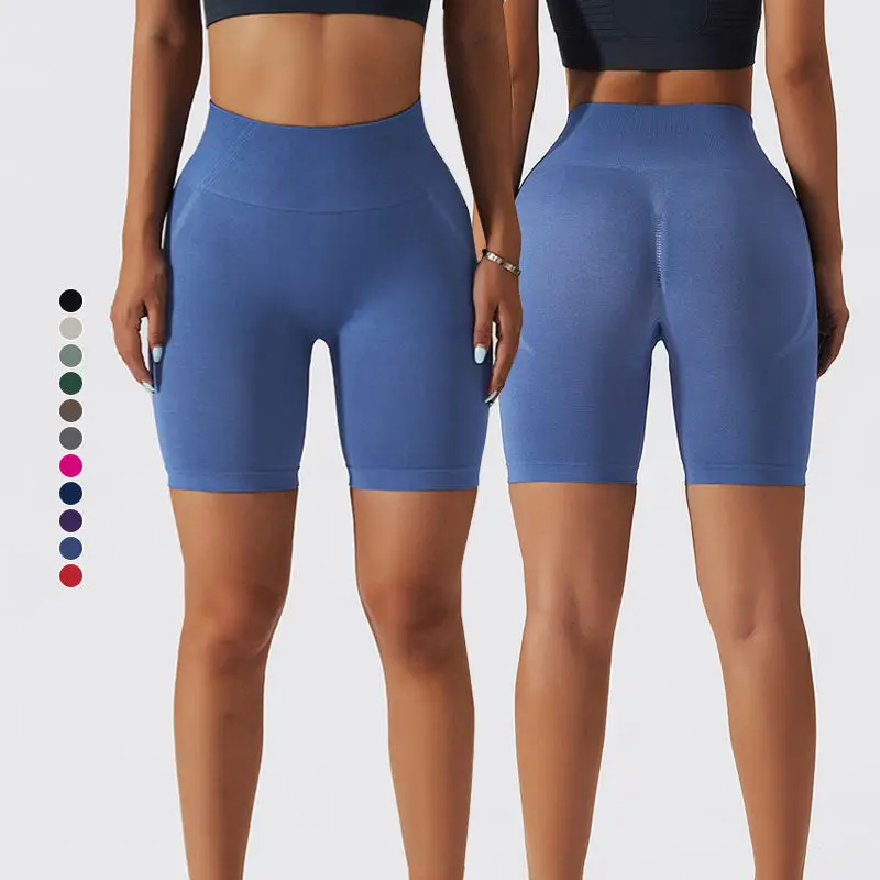 Custom logo 11 Colors Women's High-waisted Quick-drying Sweatpants Outdoor Tennis Running Yoga Shorts