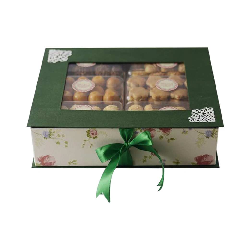 Luxury Rigid Muslim Eid Mubarak Ramada Cardboard box empty Baklava Dates Candy Pastry Chocolate Boxes Packaging Gift Boxes Date