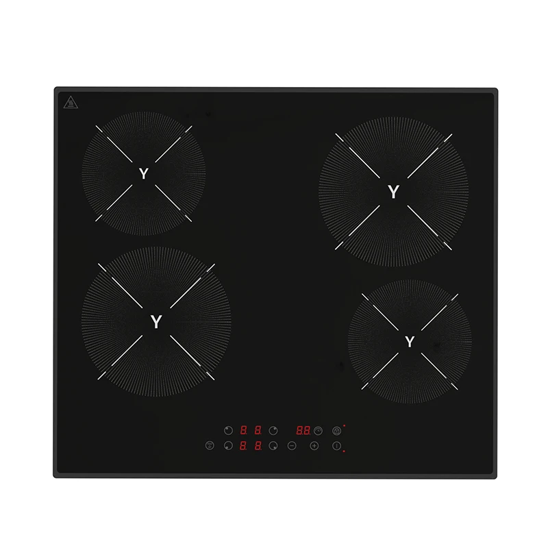 Touch Key 4 Burners induction cooker glass ceramic plate 6000w vitro ceramic cooktop infrared cooker electric