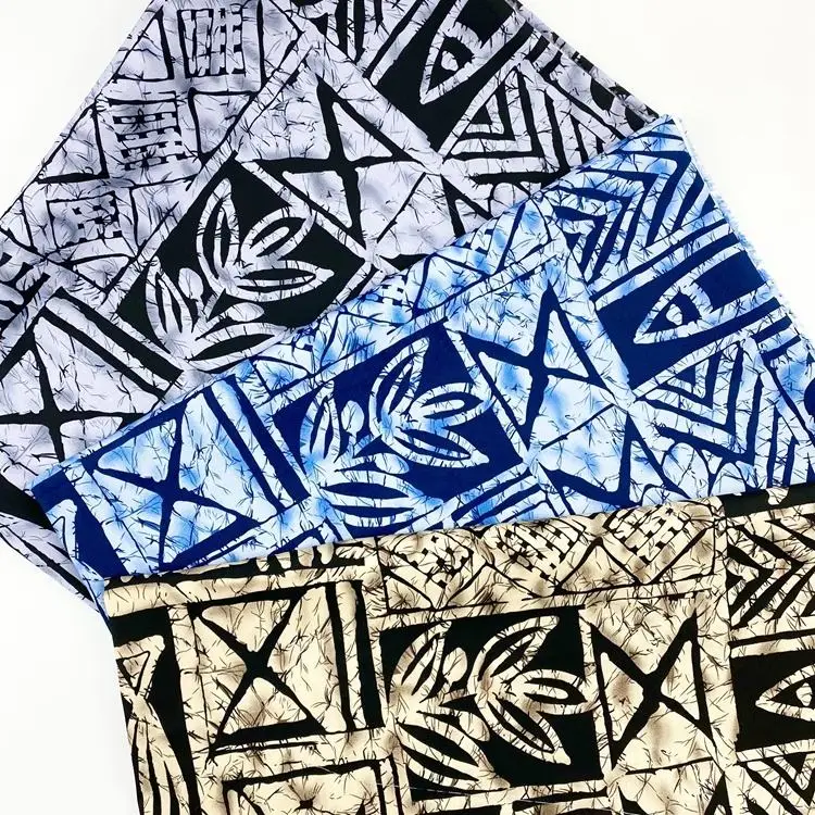 Высококачественная влажная шлифовка три качества тканая Геометрическая абстрактная с принтом поплина чистая 100% хлопчатобумажная ткань для мужской рубашки блузки