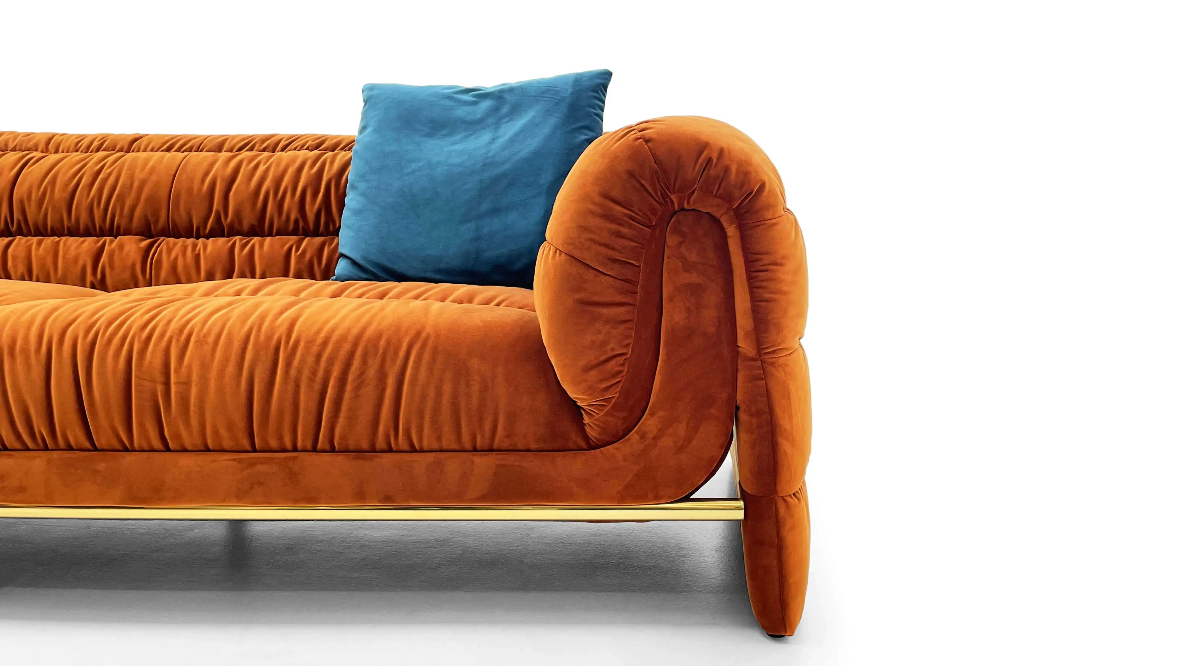 Modern Modular Corner Sectional Sofa New Design Leather Fabric Convertible for Living Room Hotel Hall Floor Upholstered Couch