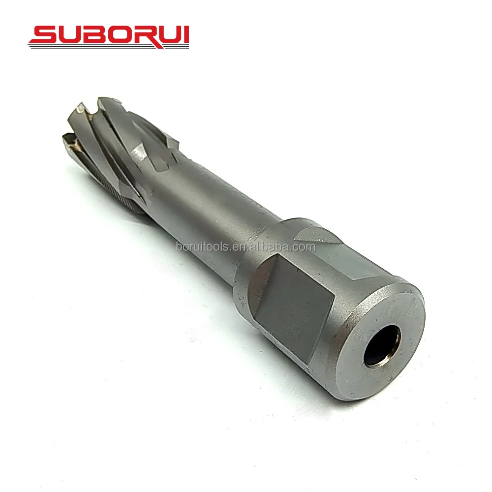 SUBORUI 2-Дюймовая 11/16 хвостовик Weldon TCT кольцевая перфоратор для бурового наконечника с магнитным сердечником карбида вольфрама сверлильного пресса