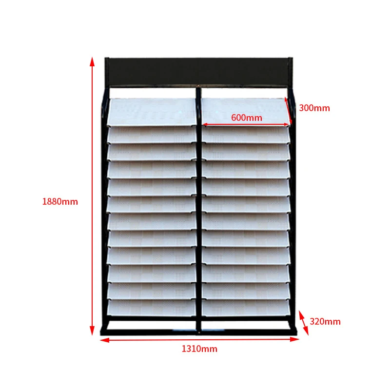 Sample Showroom Stone Organizer Holder Rack Slab Rock Stone Display Stand