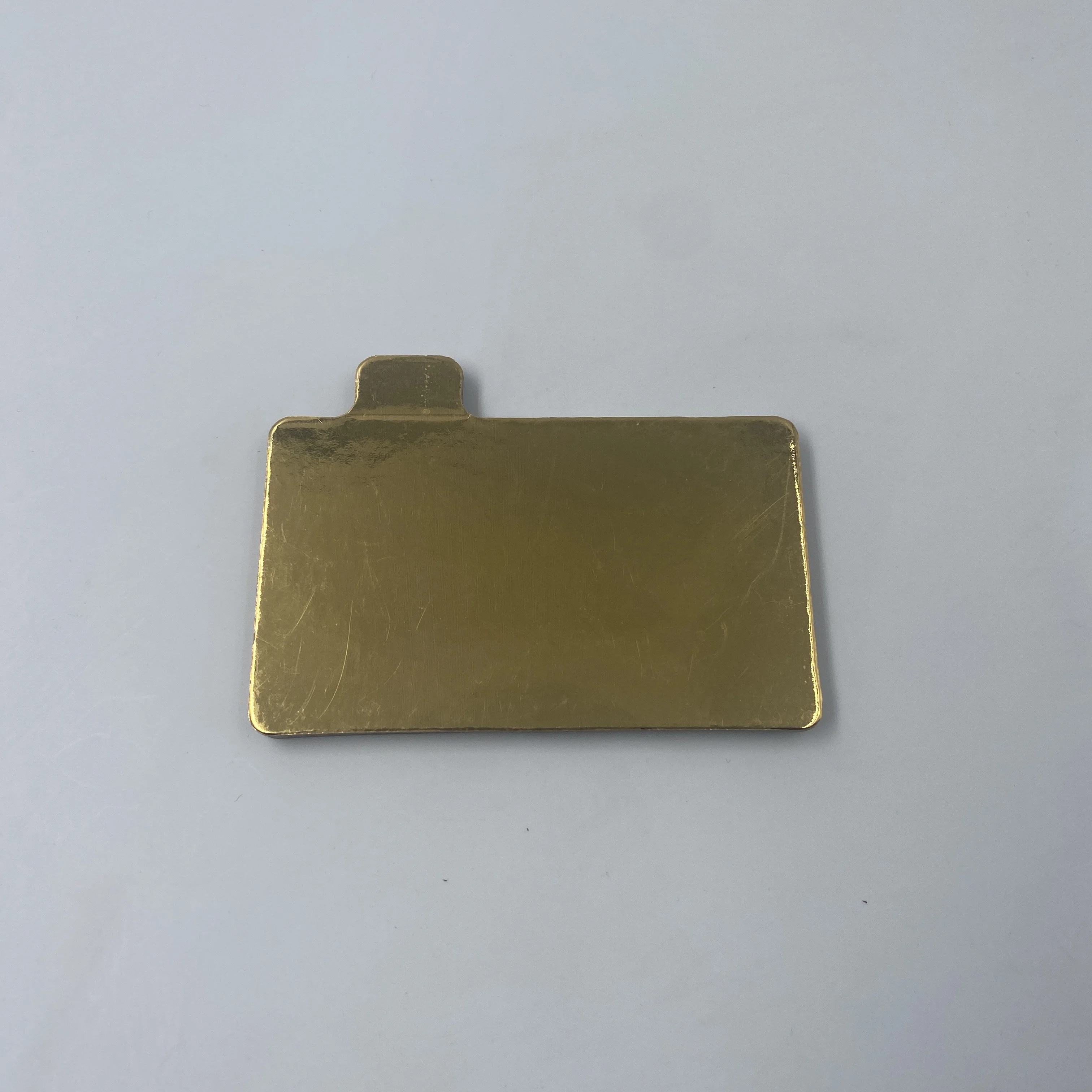 High Quality mini Gold and Black Rectangle Shape Cake Paper Boards for Cake