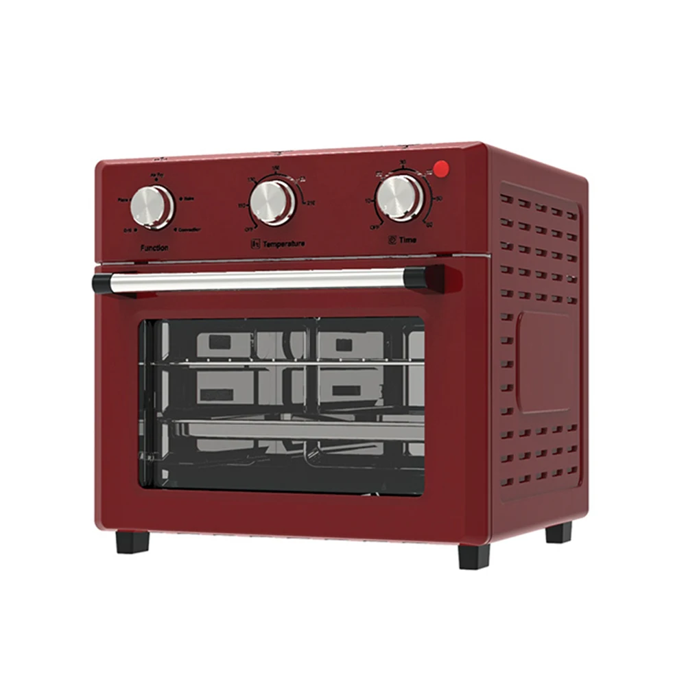 Hot Sale 1700w 120v Knob Control Power off Function Built-In Stove Lamp Cooker Kitchenware Air Fryer Oven 26 L with Rapid Power