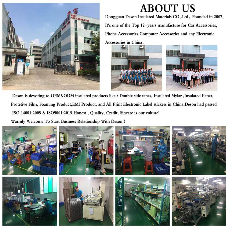 Deson epdm sponge rubber insulation foam tape High temperature and shock absorption epdm polyurethane adhesive sponge foam