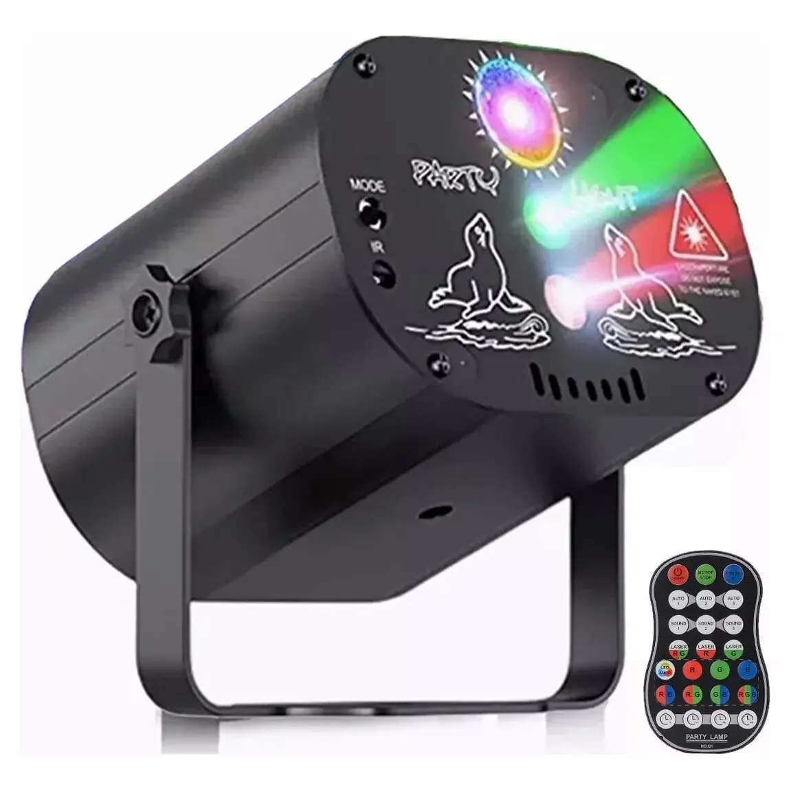 New mini charge USB 60 in one laser LED light colorful patterns dj disco Party Lights Projector hot sale high quality