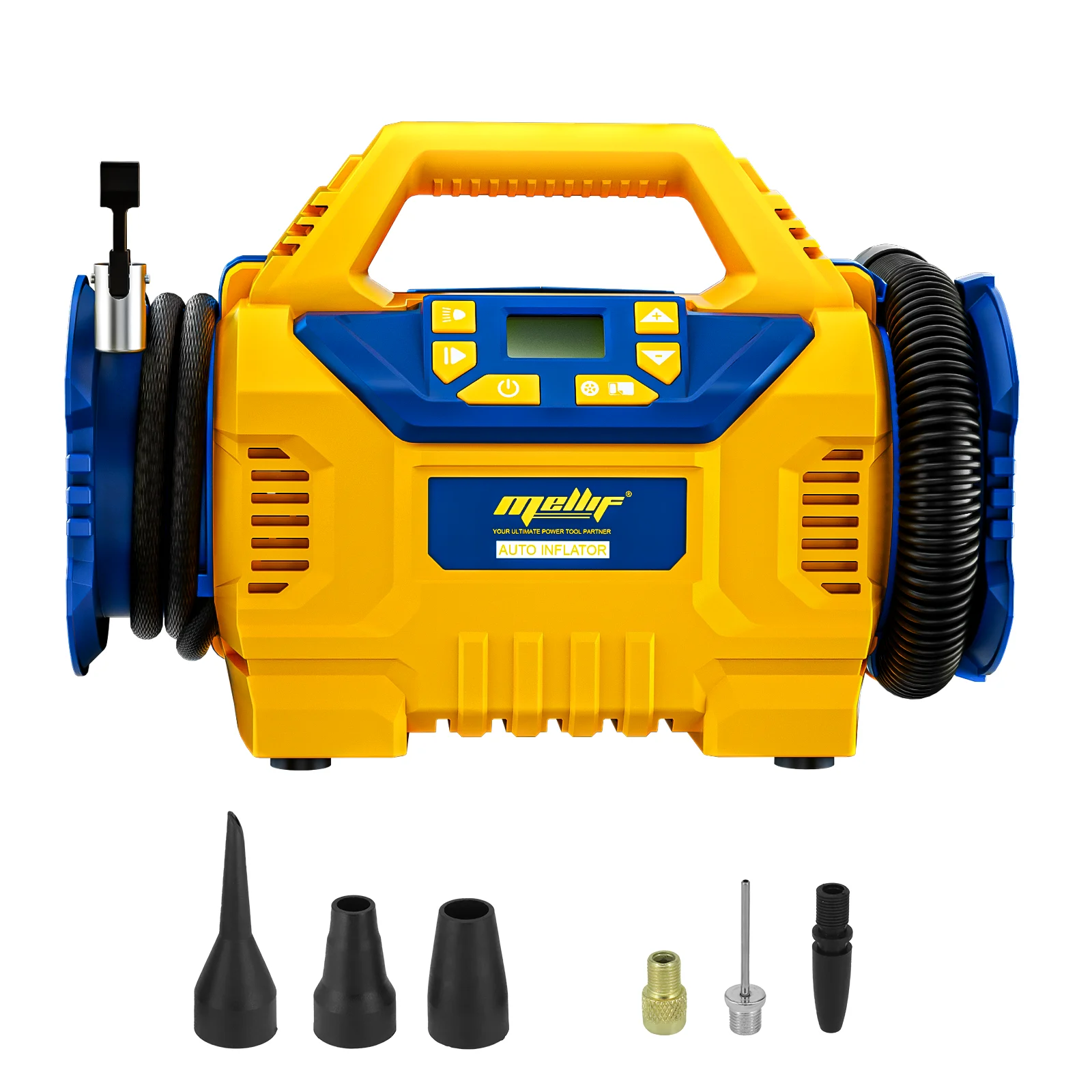 Mellif Cordless Tire Inflator Air Compressor for Dewalt 20V MAX Battery, 160PSI Portable Air Pump with Digital Gauge