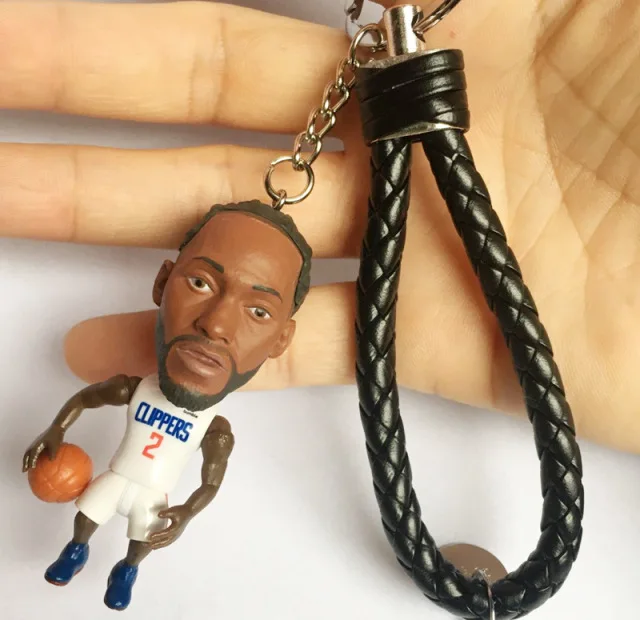Keychain PVC Figures James Curry Durant Harden Irving basketball Pendant Collect action figures toys Car Key Chain