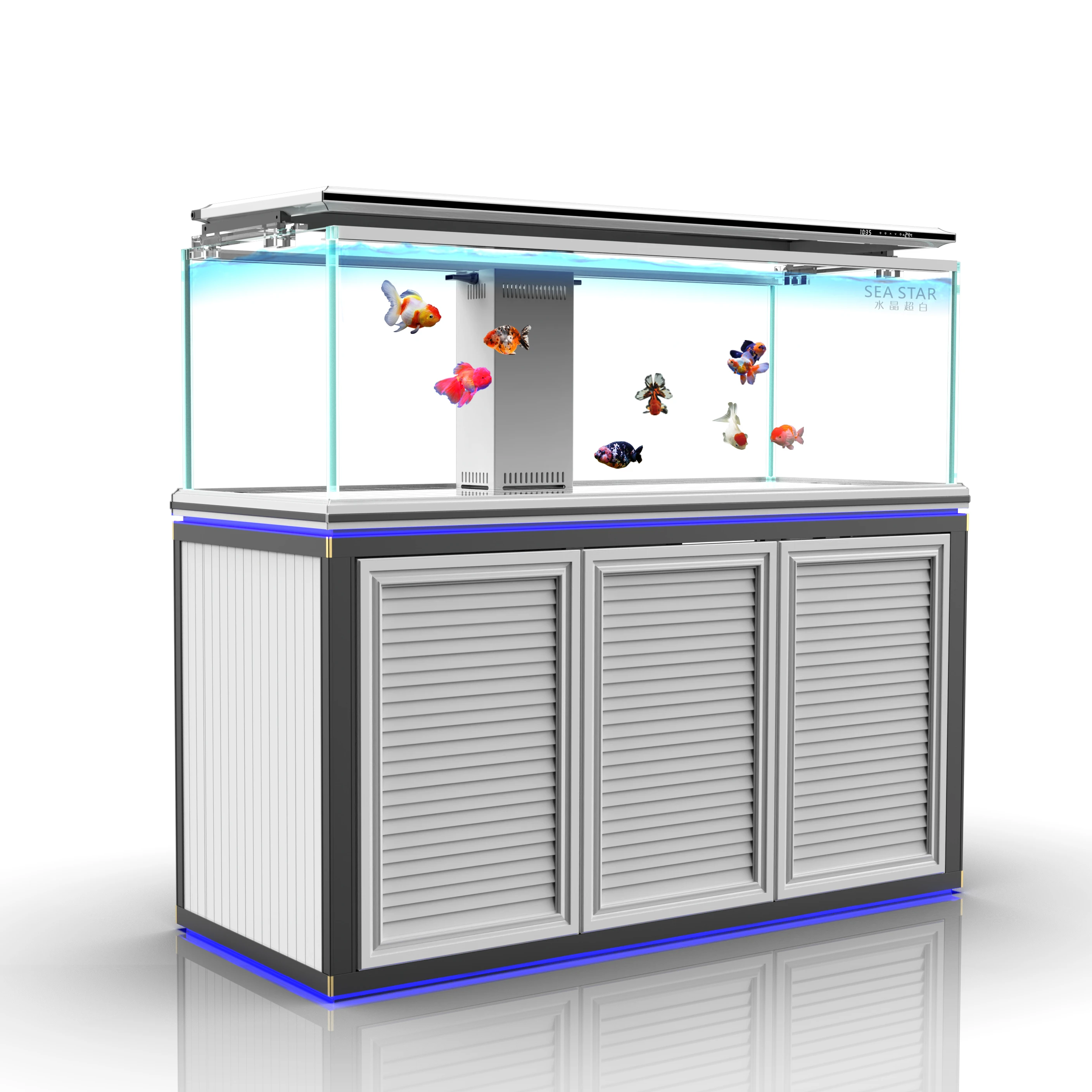 Large Home Decor  Transparent Marine Fish Tank Aquarium items Chiller Carp Fish Tank  exporter for sale