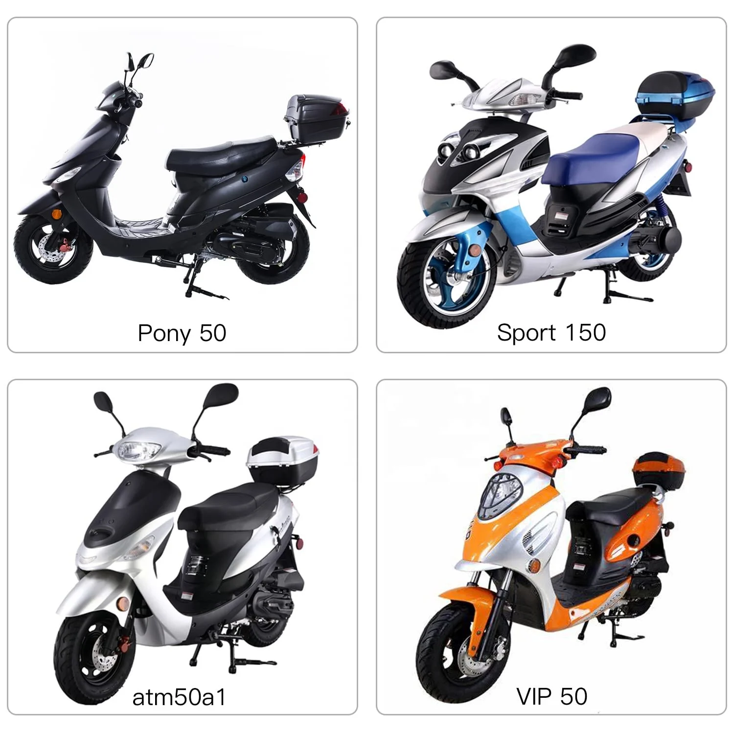 HIAORS Left Rear Brake Lever Handle for GY6 49cc 50cc 125cc 150cc SSR Lazer Chuckus Roketa Jonway Chinese Scooter Moped Parts