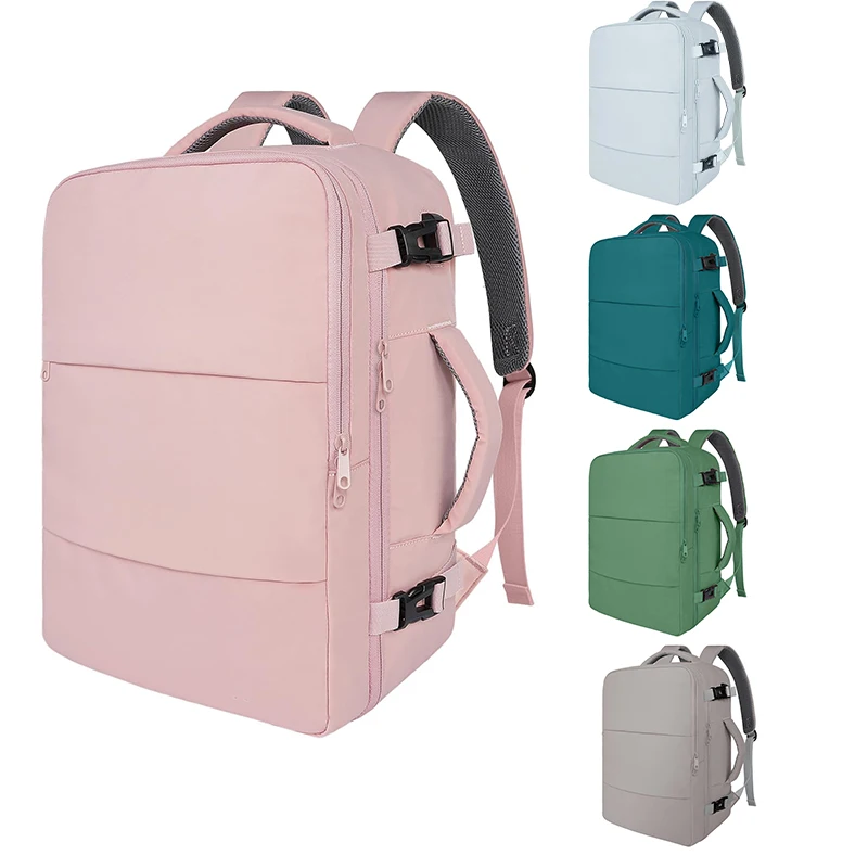 Travel Backpack for Women, Carry On Backpack with USB Charging Port & Shoe Pouch,Laptop Backpack Flight Approved,