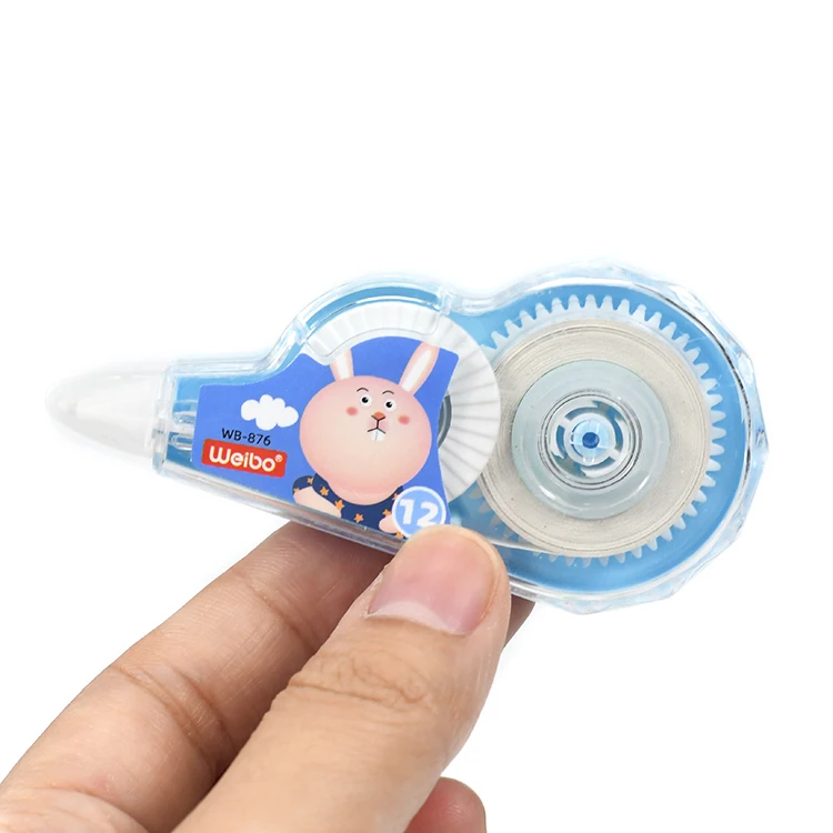 5mm White Out Correction Tape Cartoon Animal Paintting Instant Correction Quick Drying For School Student kids Stationery