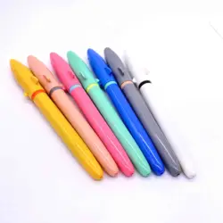 Kawaii 2022 New Design Shark series Promotional Plastic Novelty Fountain Pen With Custom Logo