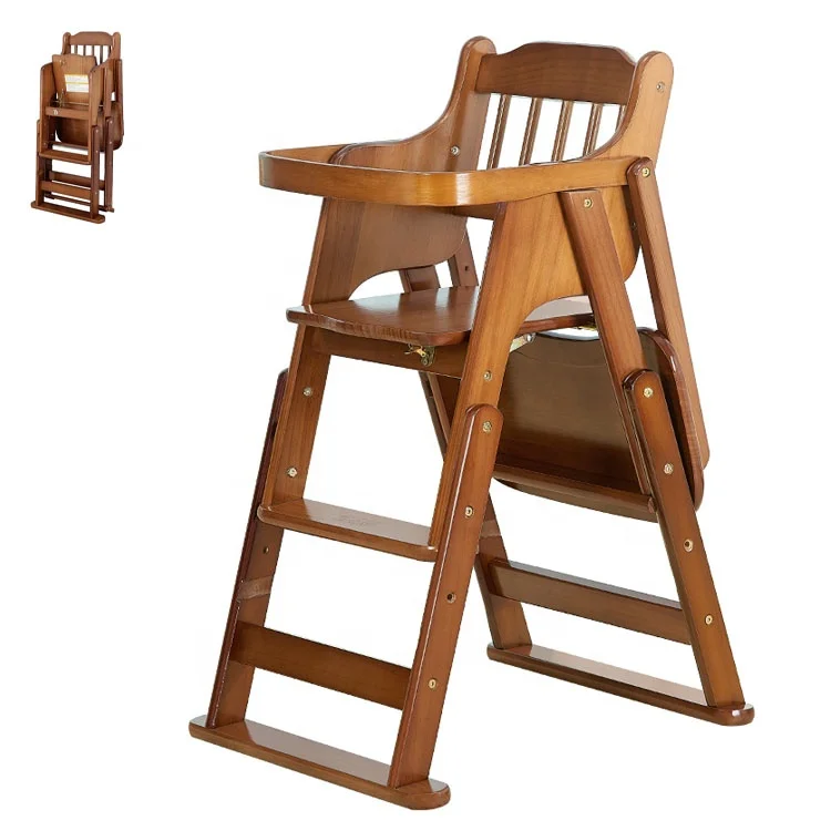 modern cheap wooden baby toddler feeding high chair