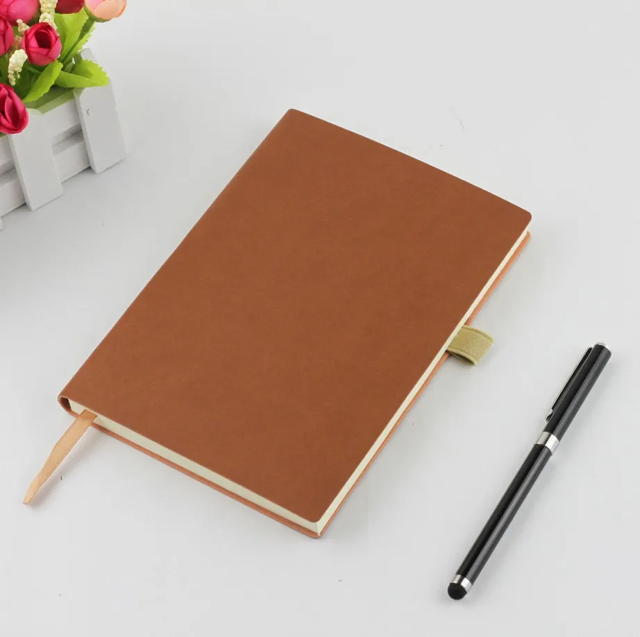 2021 cheap custom promotion pu leather notebook A5 Printed Logo Customized PU Leather DiarySchool Promotional Customized