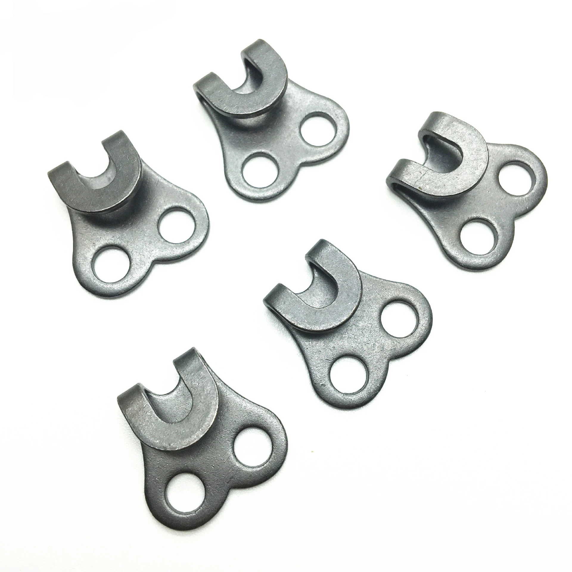 Wholesale High quality Custom Size iron and brass Metal Shoelace Hook Speed Hook And Eyelet For Shoes