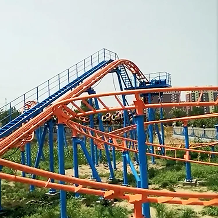 Wholesale amusement Thrilling amusement park funfair rides roller coaster amusement park rides for sale