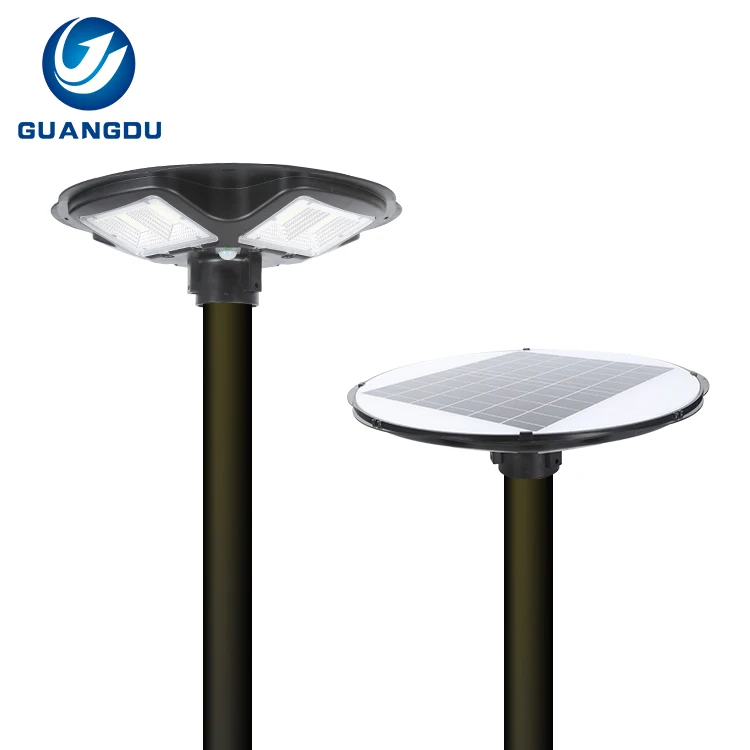 High Quality Waterproof Outdoor IP65 Aluminum Radar Sensor Remote Control 300W 400W 500W LED Solar Garden Light