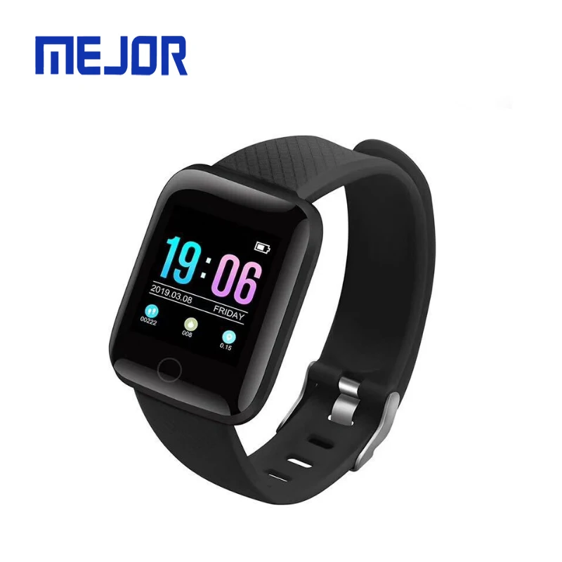 Healthy life Brazalete 119P black straps rubber sport wrist band FitPro watch 116P smart bracelet