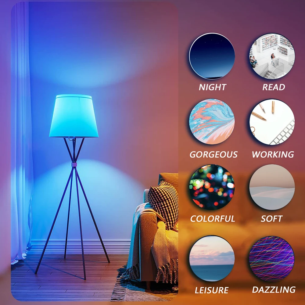 9 Вт 15 музыкальная E14 B22 E26 E27 Rgb умная лампочка Wifi светодиодная лампа с Bluetooth
