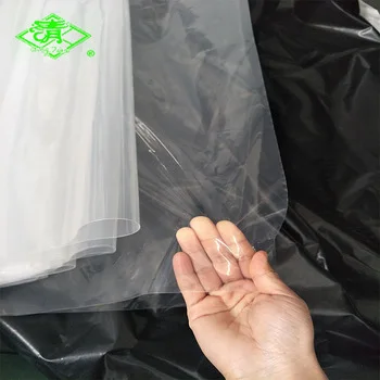 Transparent poly 200 micron tunnel greenhouse film for sale