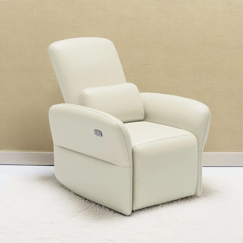 Hot Sale Modern Recliner Leather Sofa All Iron Frame Manual Recliner Multi-Function Sofa