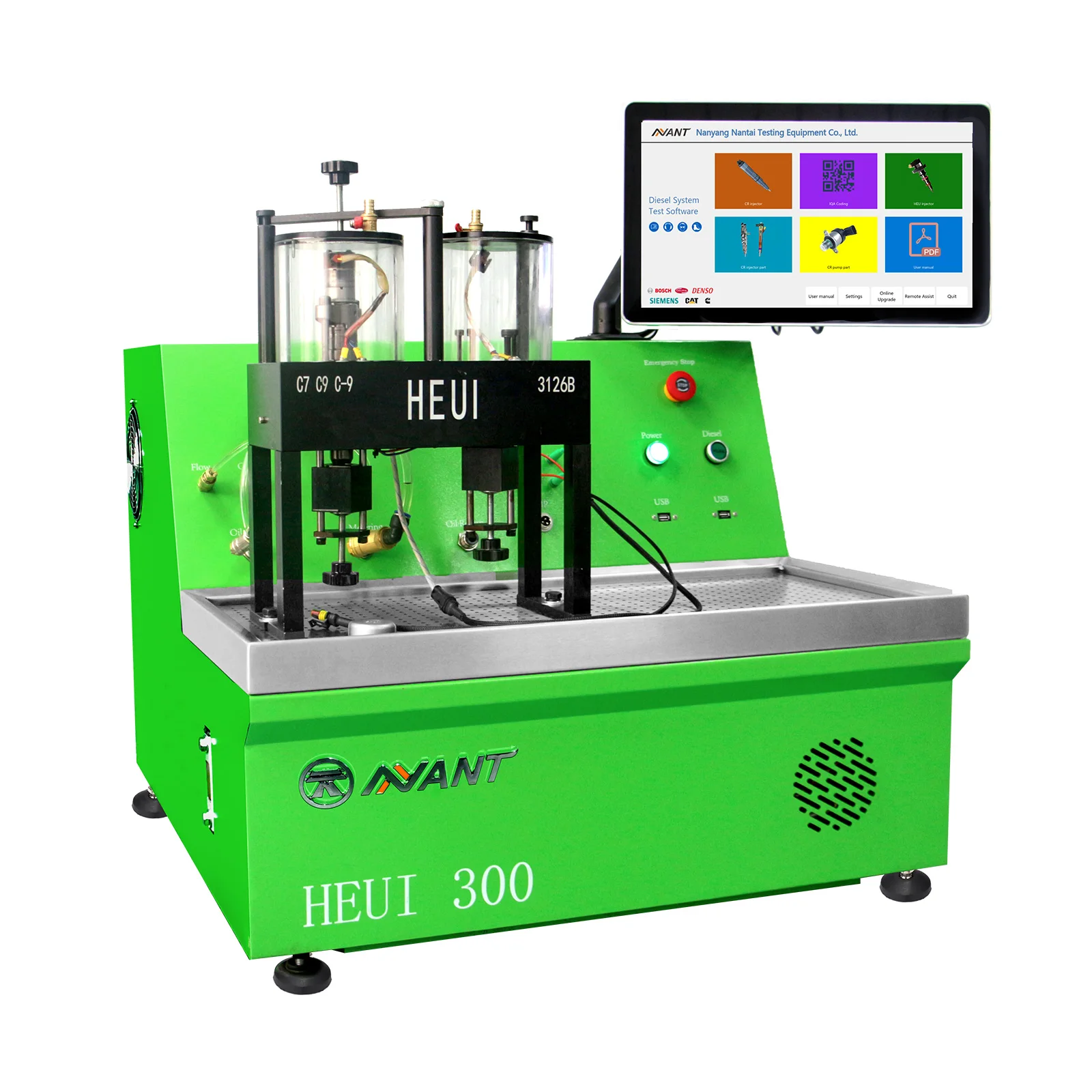 New HEUI300  C7 C9 3126 3408 6.0 injector testing machine HEUI  injector test bench